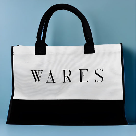 Canvas logo bag